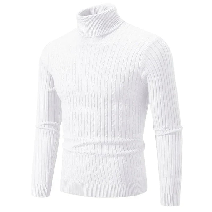 Slim Fit Turtleneck Sweater for Men